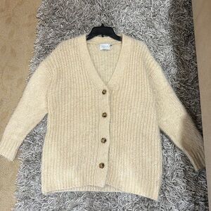 Lush (boutique brand) furry cardigan. Size S fits oversized.